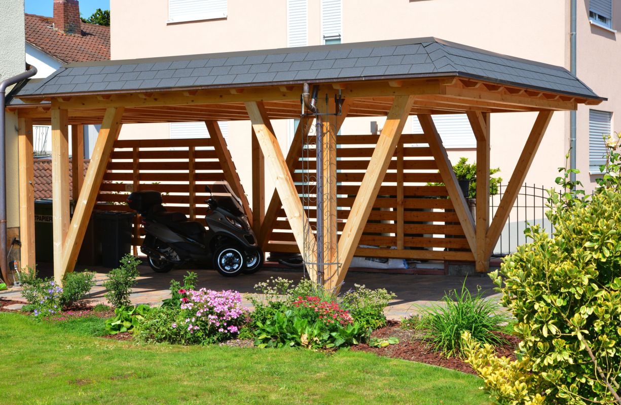 Carport aus Holz